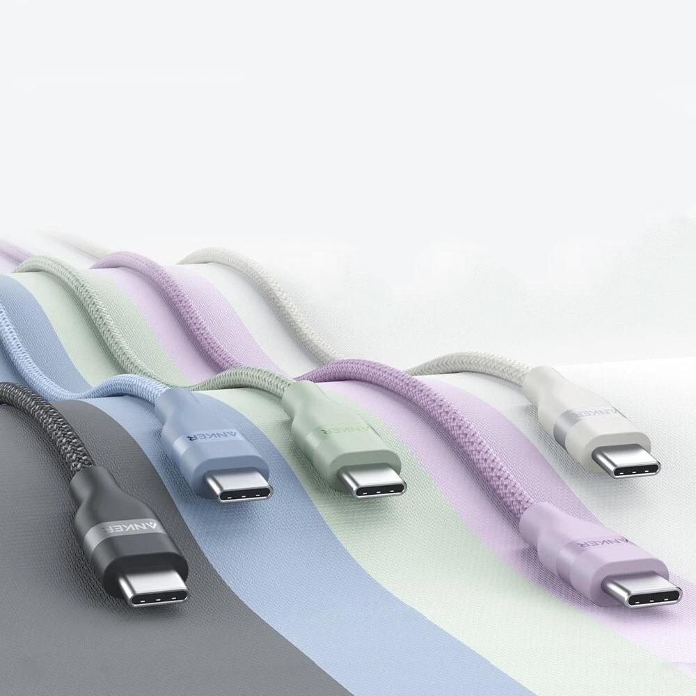 Anker USB-C to USB-C Cable (240W Upcycled-Braided)