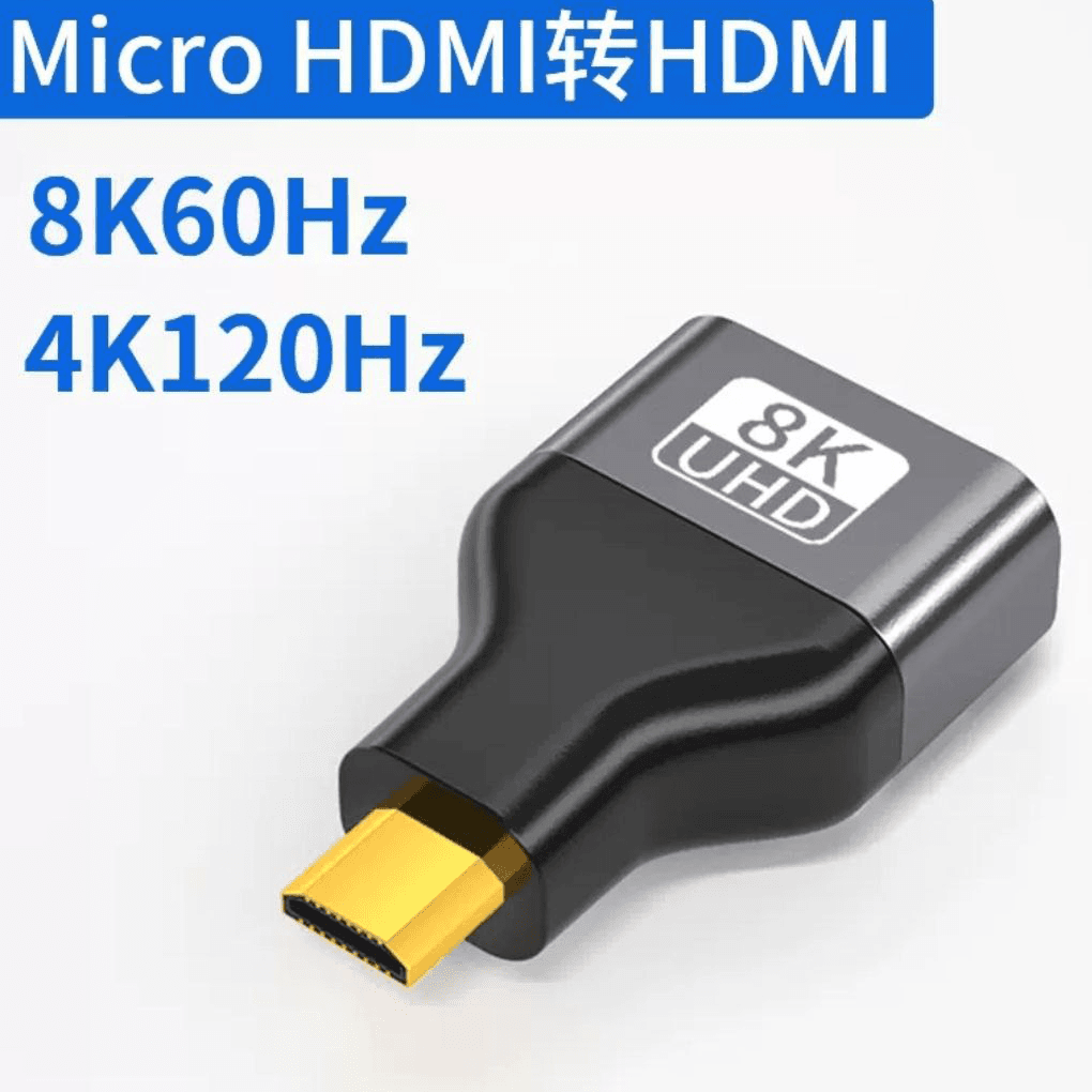Micro HDMI To HDMI [8K60Hz 4K120Hz] UnnLink 1529