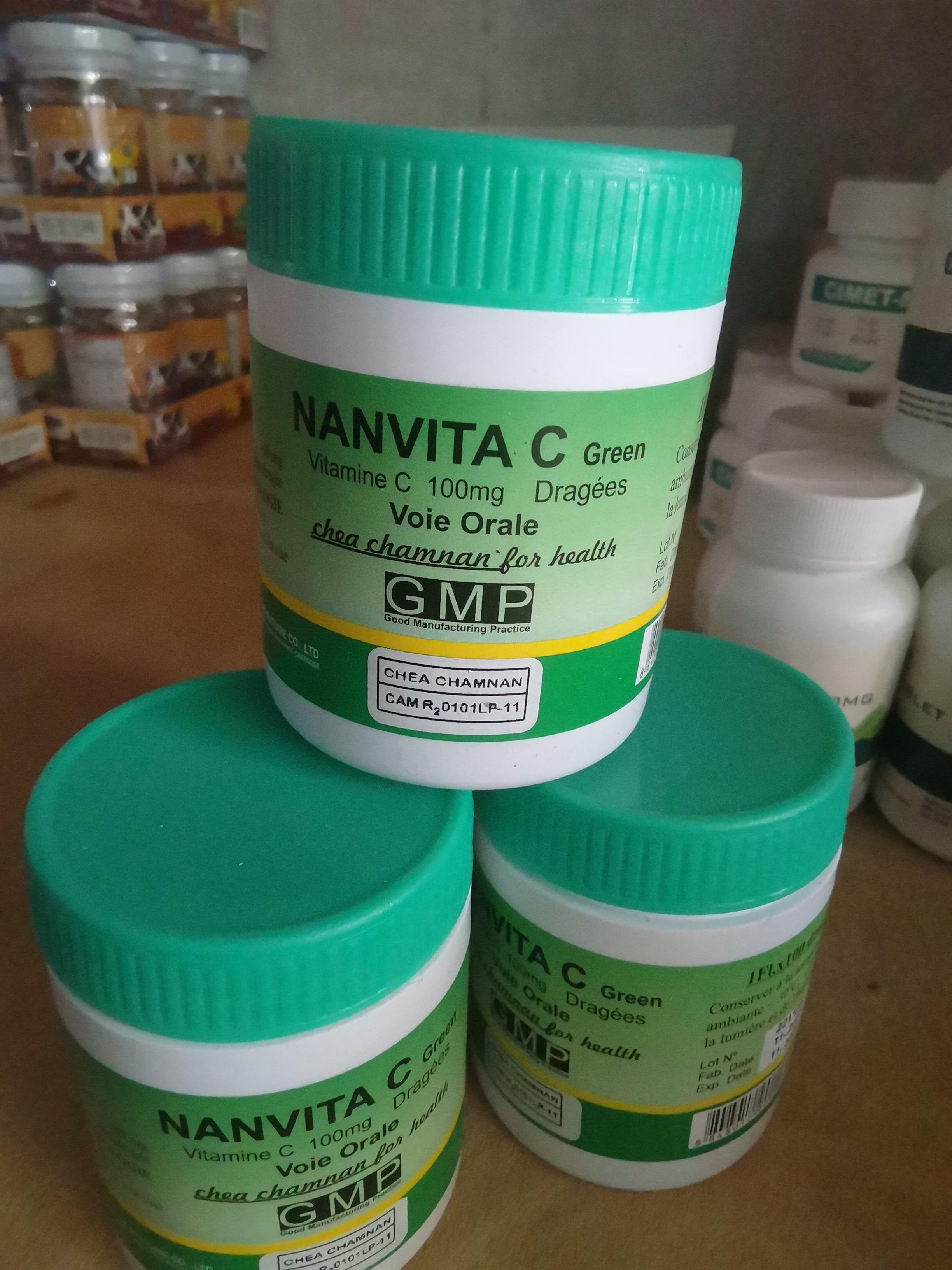 NANVITA C Green 100mg 100Tab