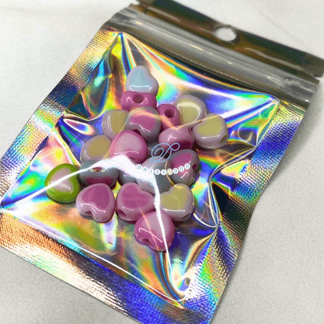Colorful edge heart