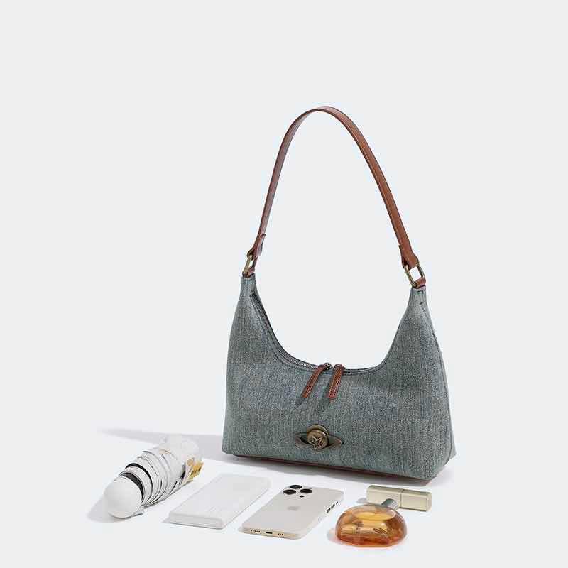 Cressent denim shoulder bag 