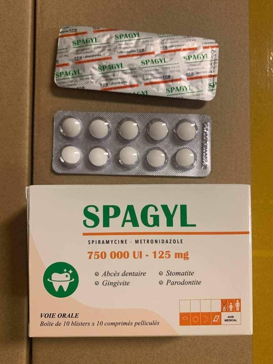 SPAGYL (Spiramycin + Metronidazole) Expired:07/26