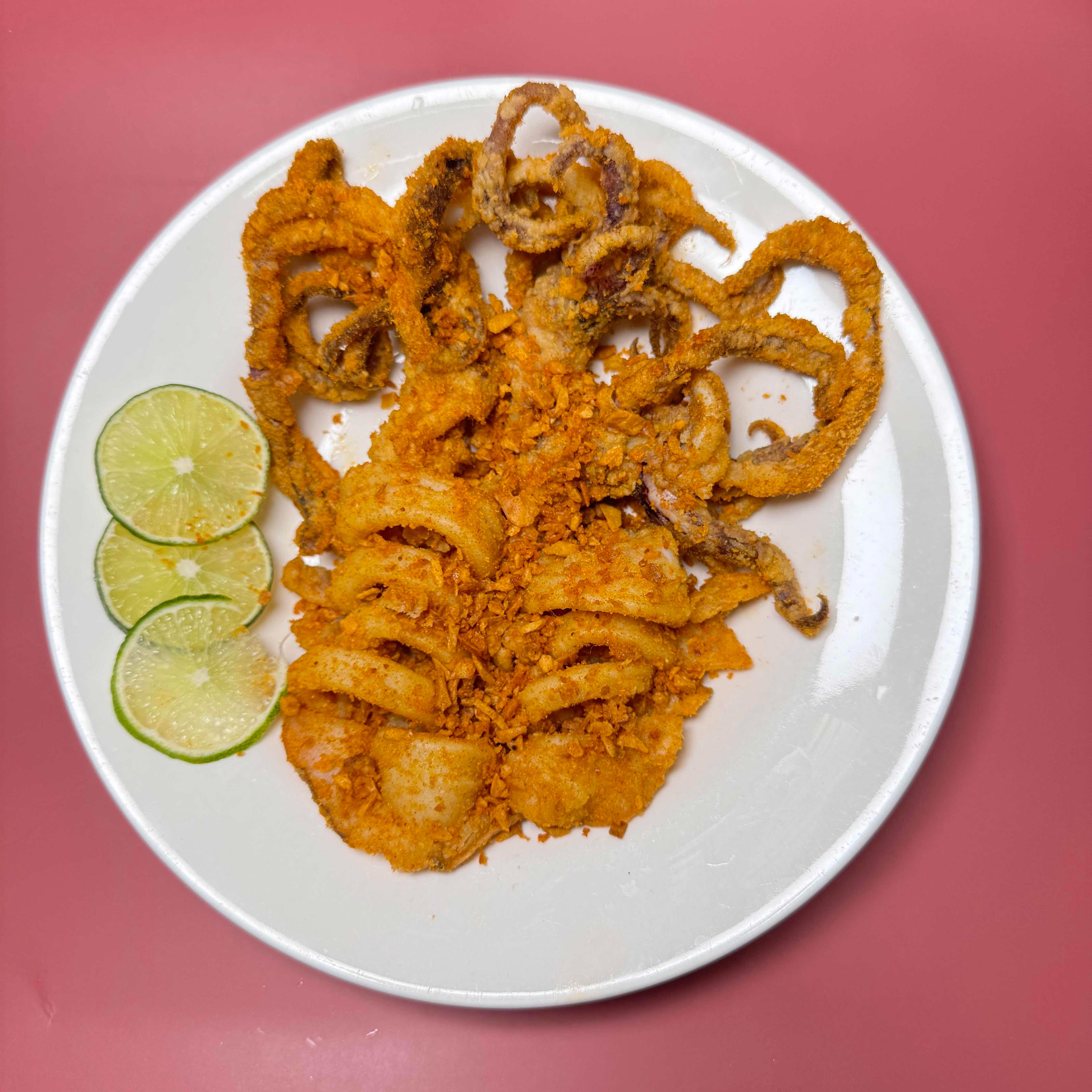 មឹកបំពង អំបិលហុងកុង