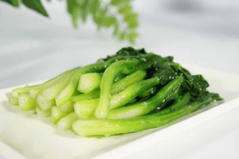ខាត់ណាឆាប្រេងខ្យង Stir-Fried Chinese Kale with Oyster Sauce