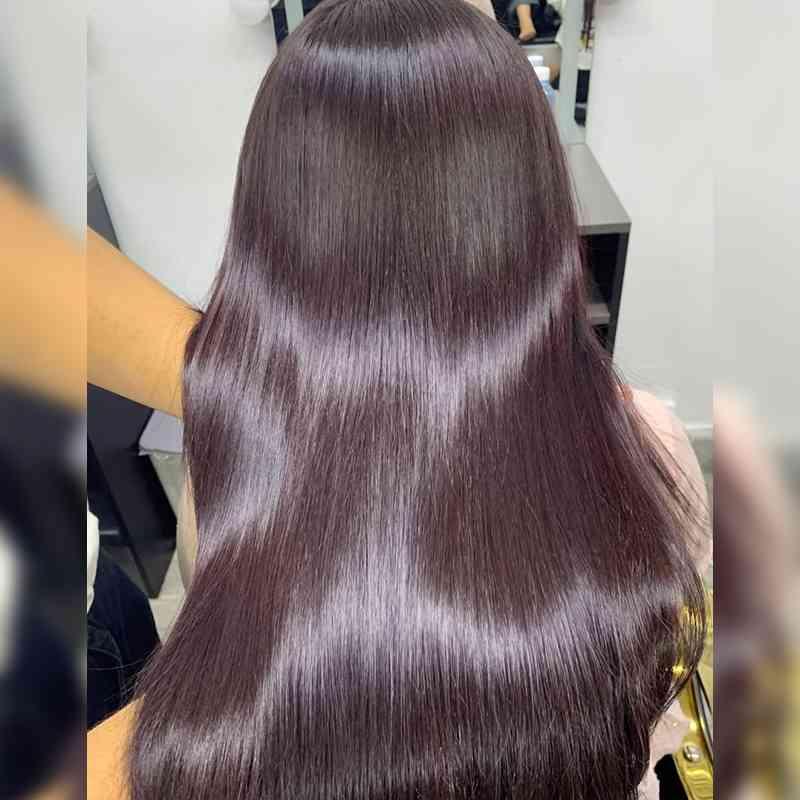 លាបពណ៌សក់ (ត្រឹមចង្កេះ)