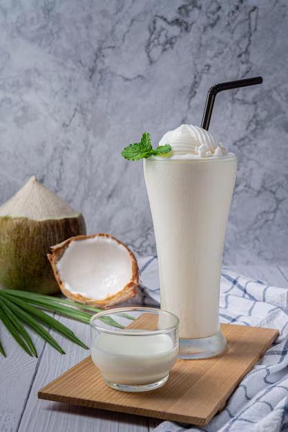 ដូងក្រឡុក (Coconut Smoothie)