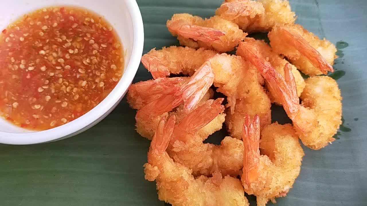 បង្គាបំពងម្សៅ