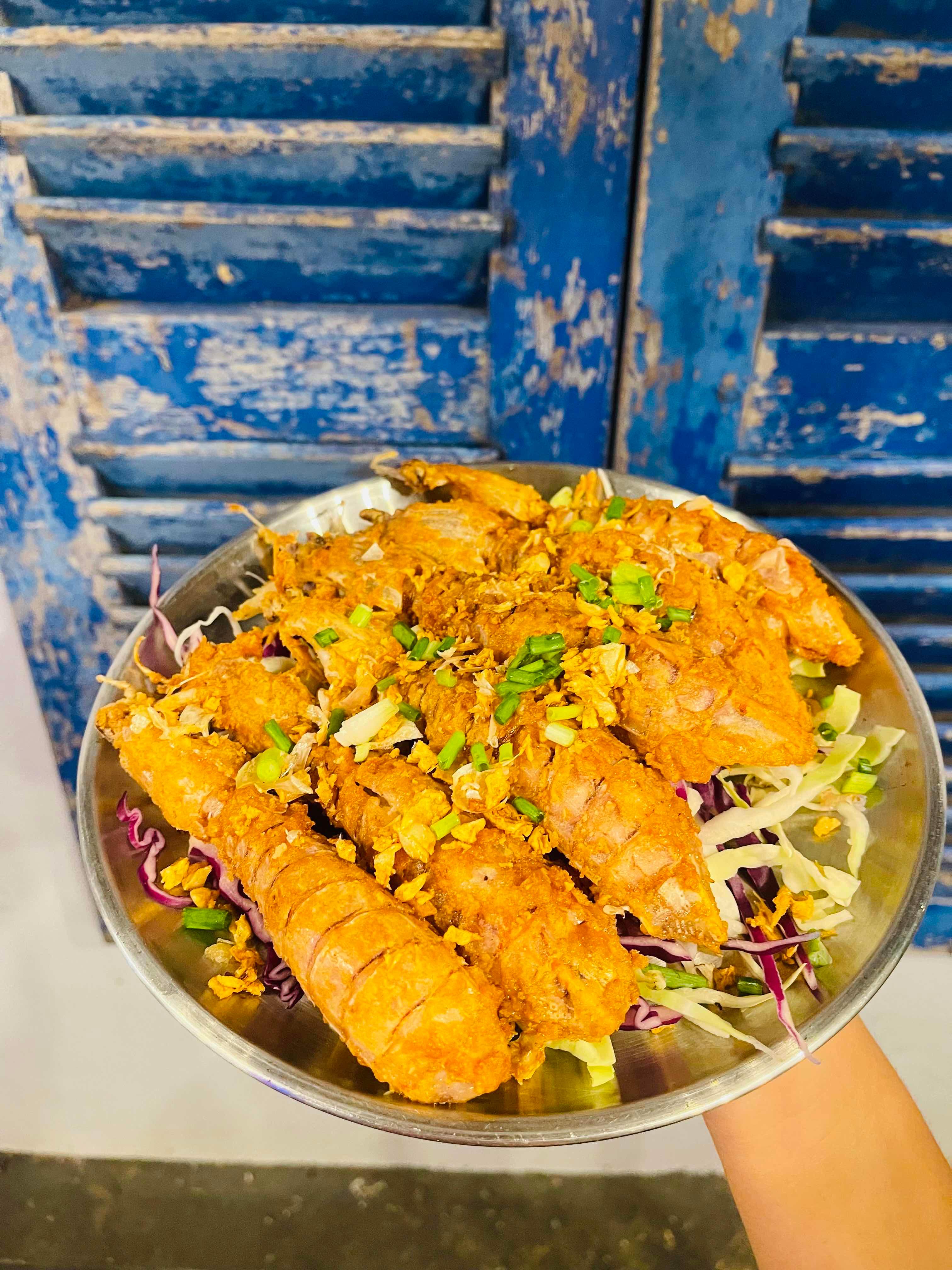 បង្កងប៉ាកបំពងខ្ទឹមស