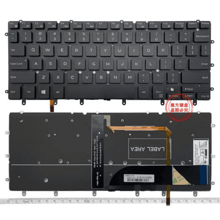 Keyboard Laptop Dell Inspiron 13 7000 7347 7348 7352 7359 17-3000  13-7353 ភ្លើង