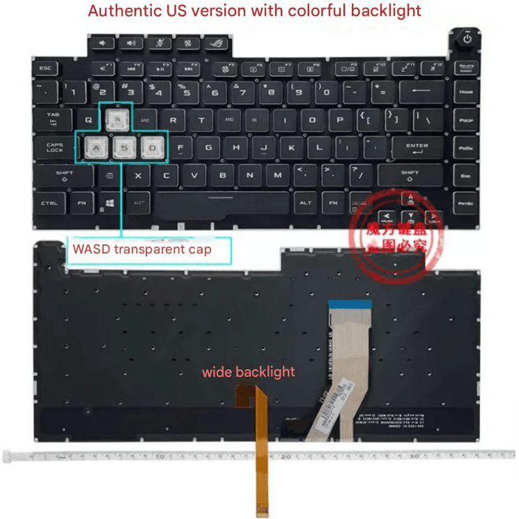Keyboard Laptop Asus Magic 34 Gunslinger S5D G531GT GL531 G532 S5D G512L