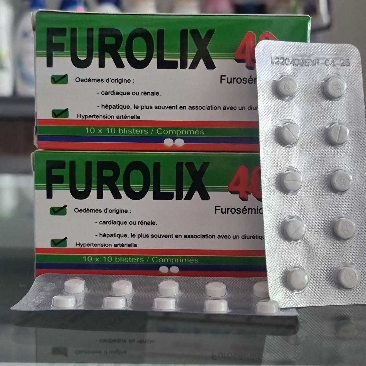 FUROLIX 40 B/10x10 (Furosemide, Expired:09/25) ប្រអប់