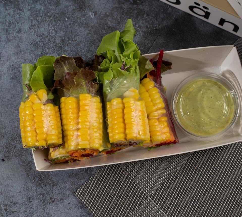 សាឡាដរ៉ូលពោត/Salad roll Corn