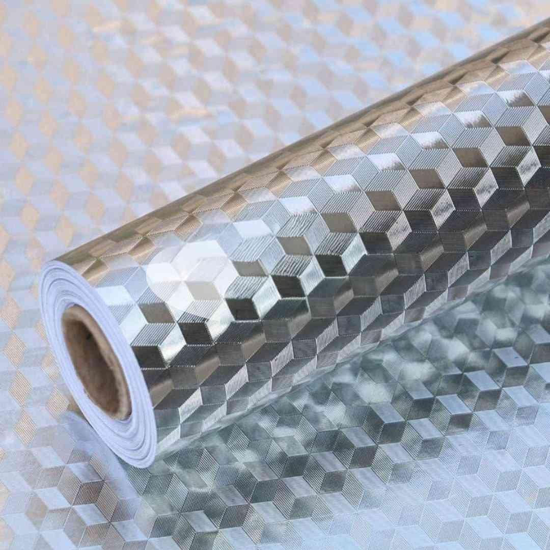 ស្កុតផ្ទះបាយ 60cm×5m ពណ៌ប្រាក់