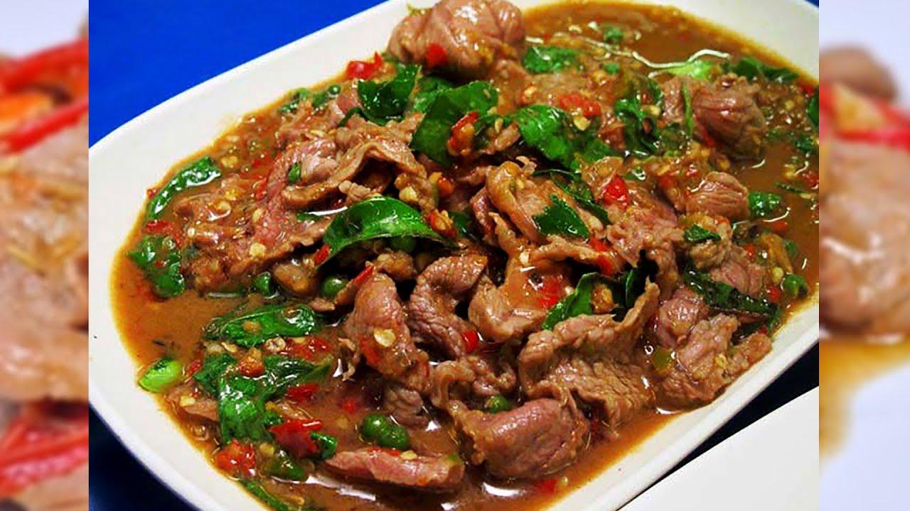 ឆាក្ដៅម្រេះព្រៅ (សាច់គោ,សាច់មាន់,កង្កែប)
