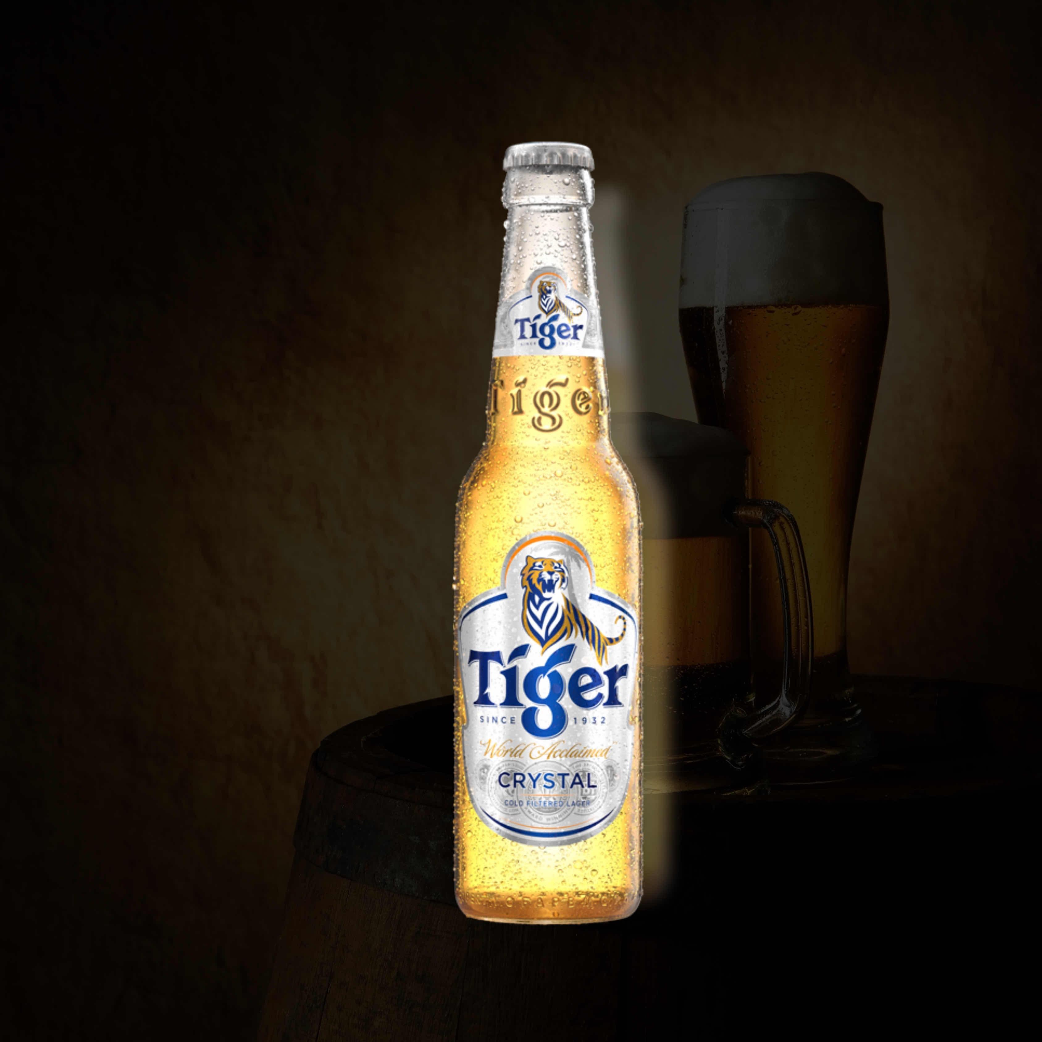 Tiger Crystal Bottle 