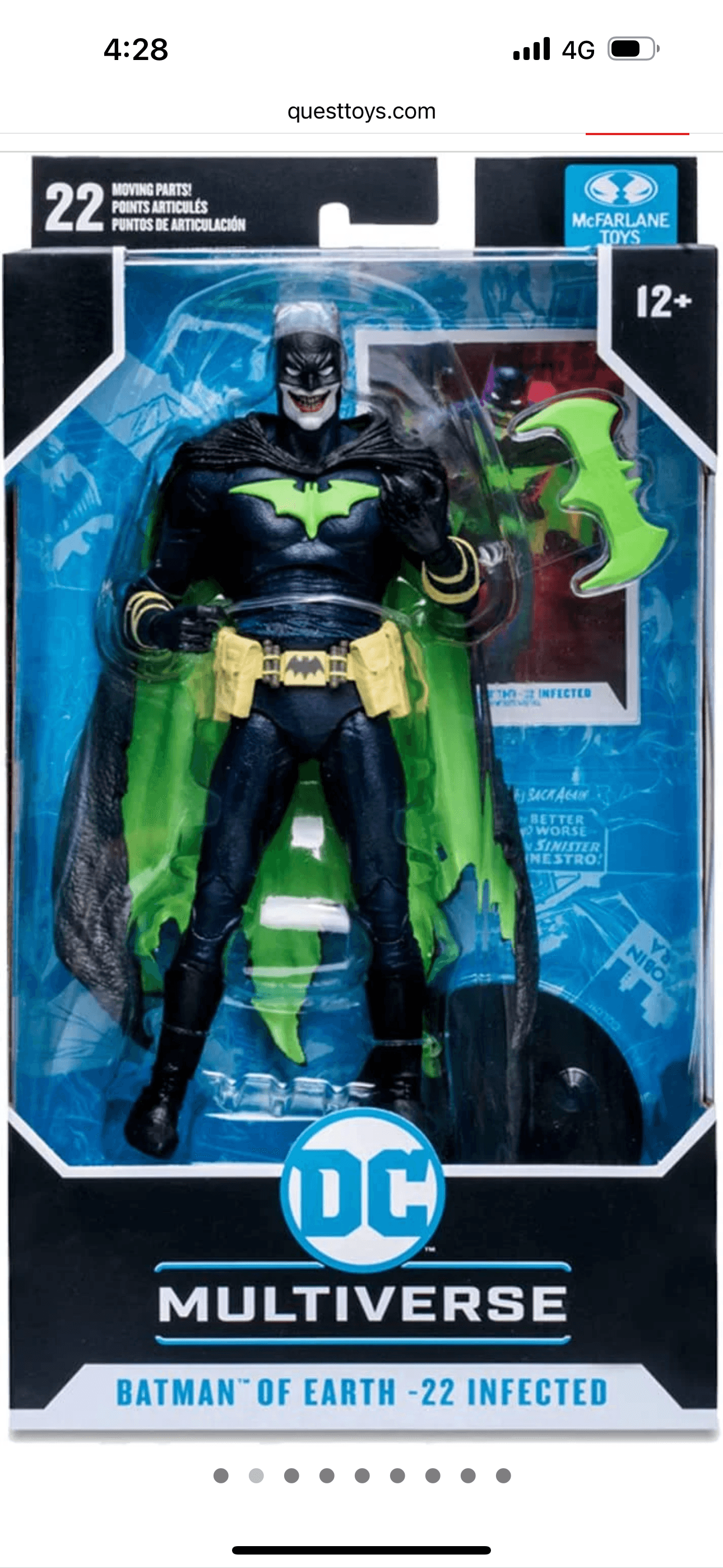 DC Multiverse Batman Who Laughs as Batman (Earth-22 Infected) 7-Inch Action Figure