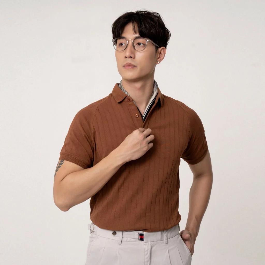 Raglan Sleeve Polo Shirt