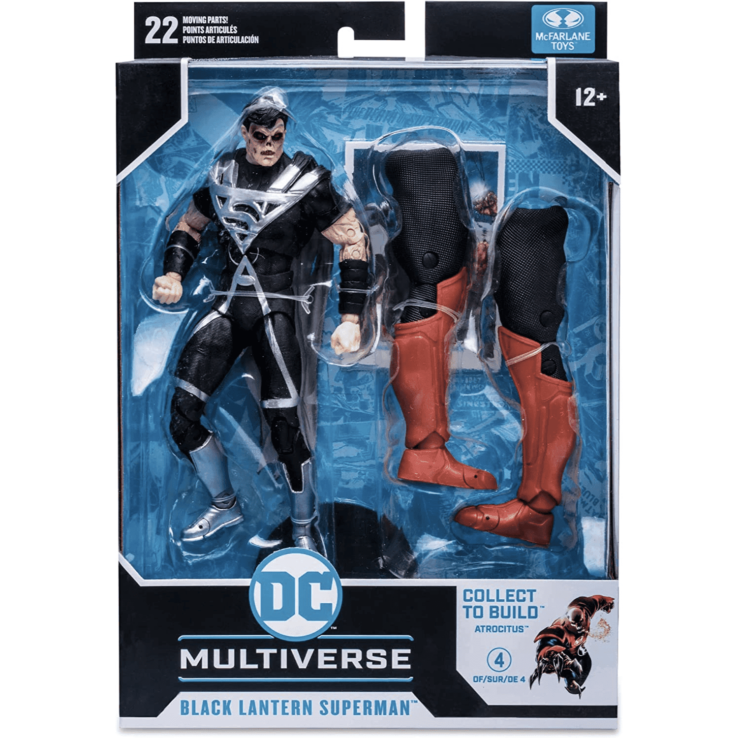 BLACK LANTERN SUPERMAN (BLACKEST NIGHT BUILD-A)