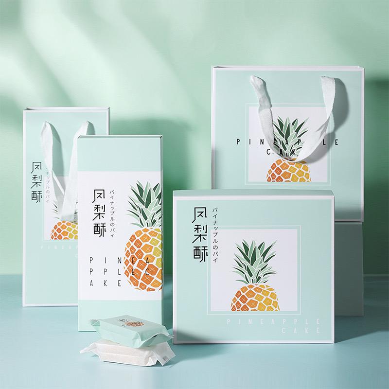 ប្រអប់នំម្នាស់ Pineapple Cake Box  