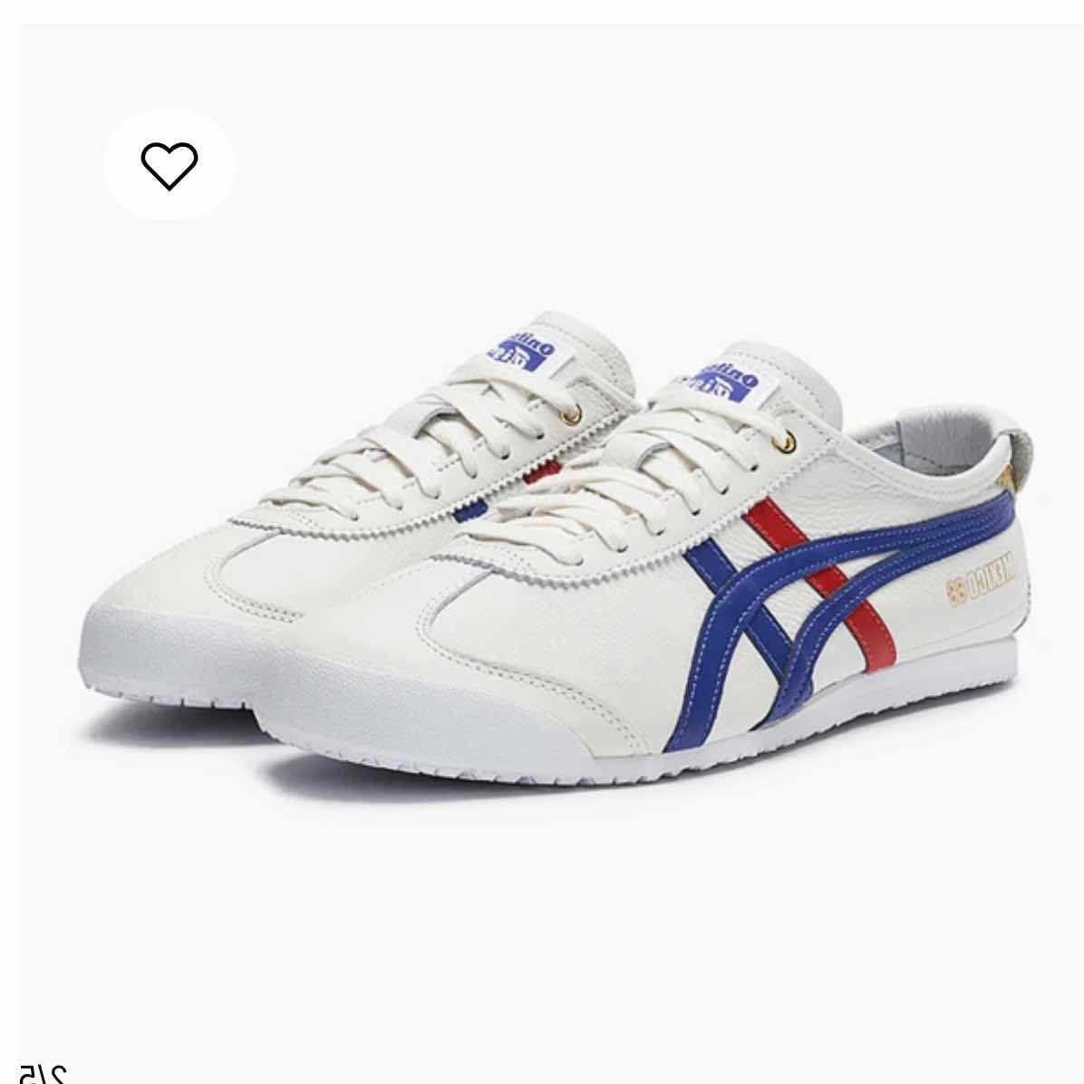 Onitsuka Mexico 66 Blue Red Metallic gold