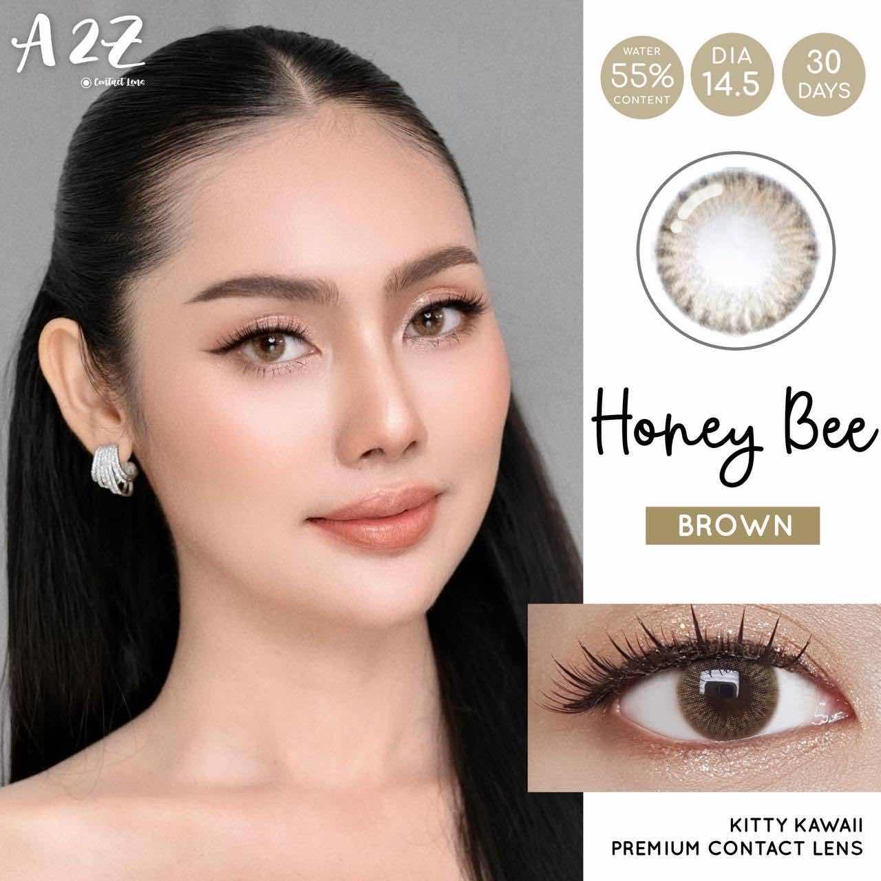 Kitty Kawaii- honey bee brown