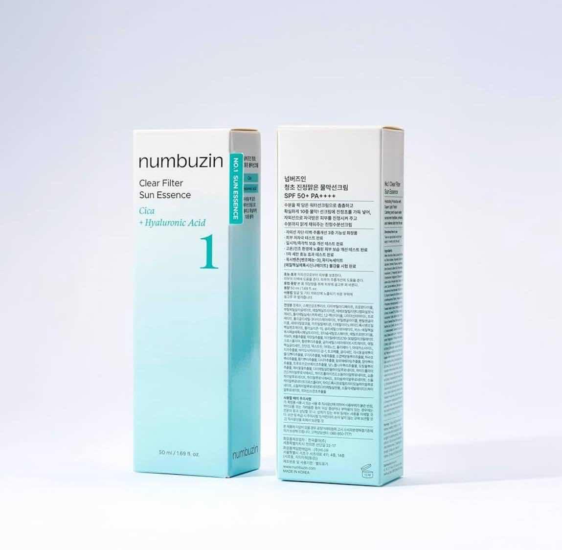 Numbuzin 01 Sunscreen 