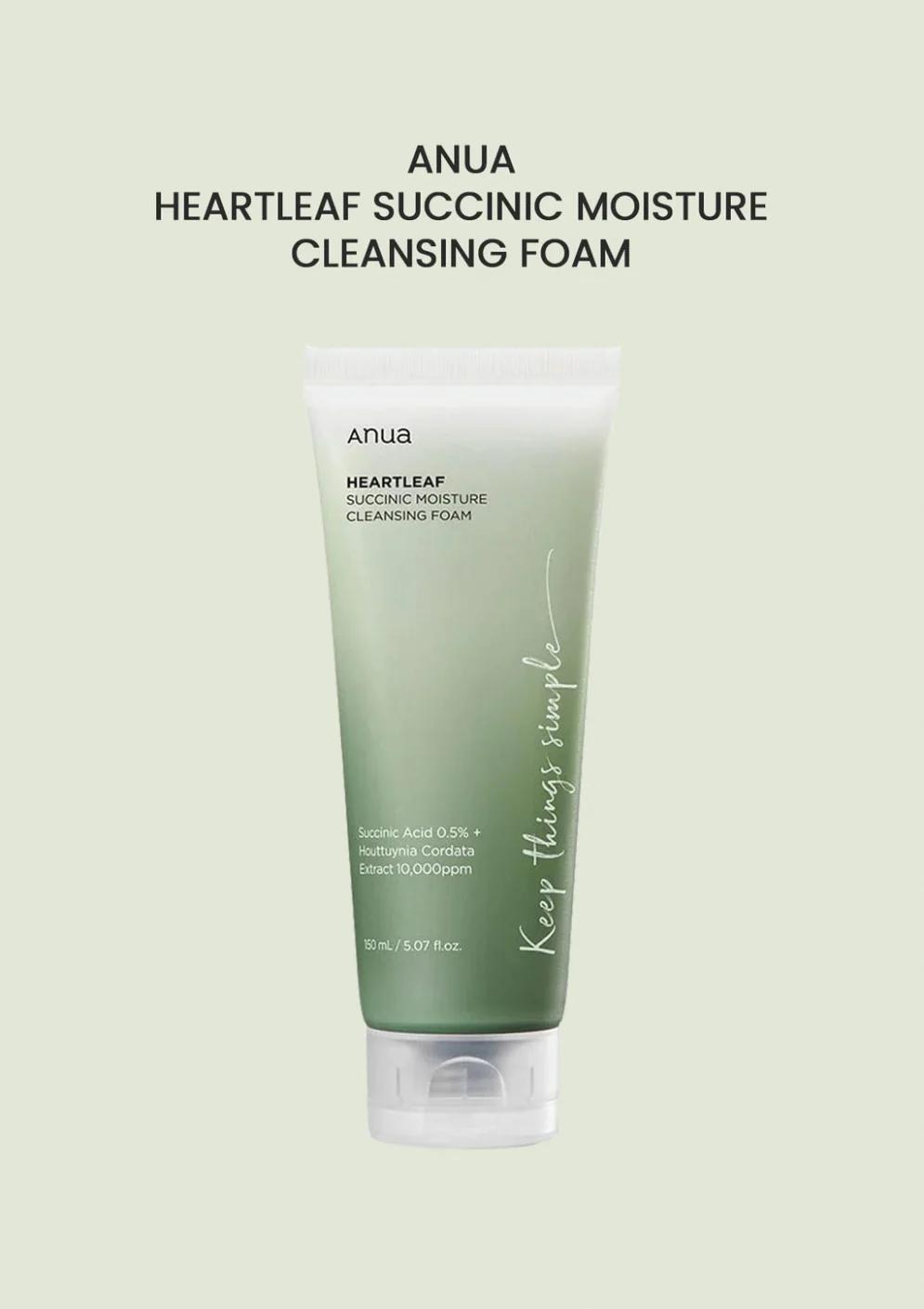 ANUA HEARTLEAF CLEANSING FOAM 150ML