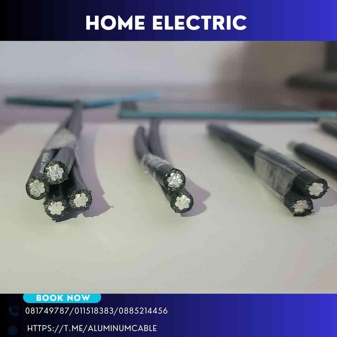 ខ្សែភ្លើងអាលុយមីញ៉ូម ABC 2x10 sq.mm