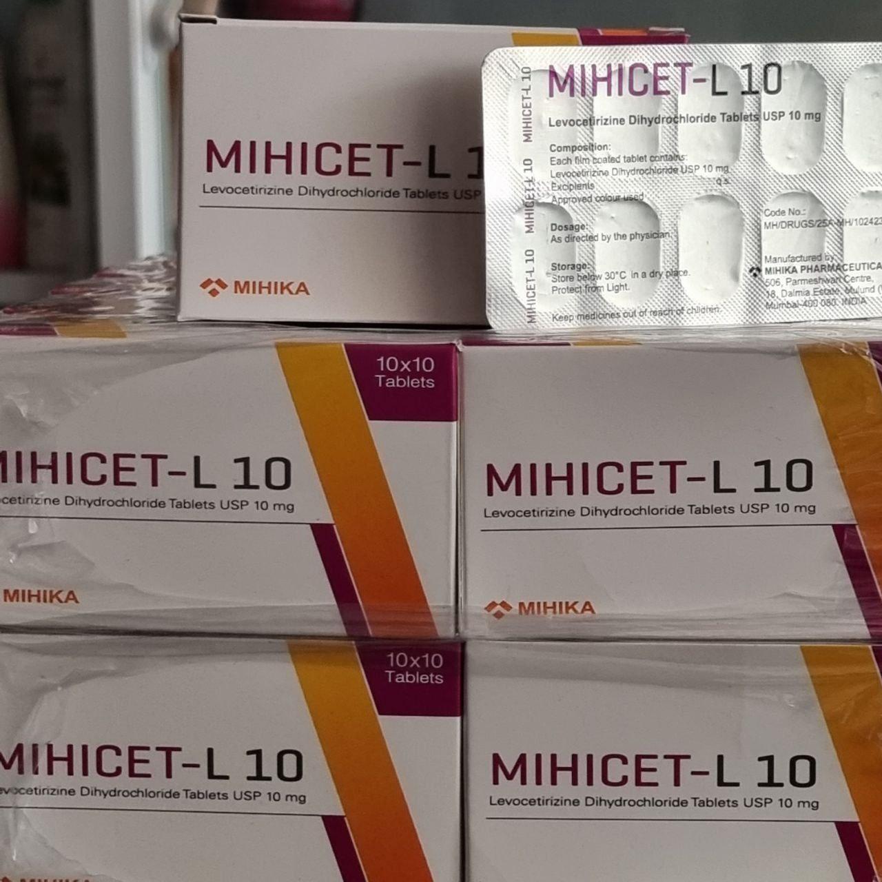 MIHICET-L 10 B/10x10 (Levocetirizine, Expired:03/26) ប្រអប់