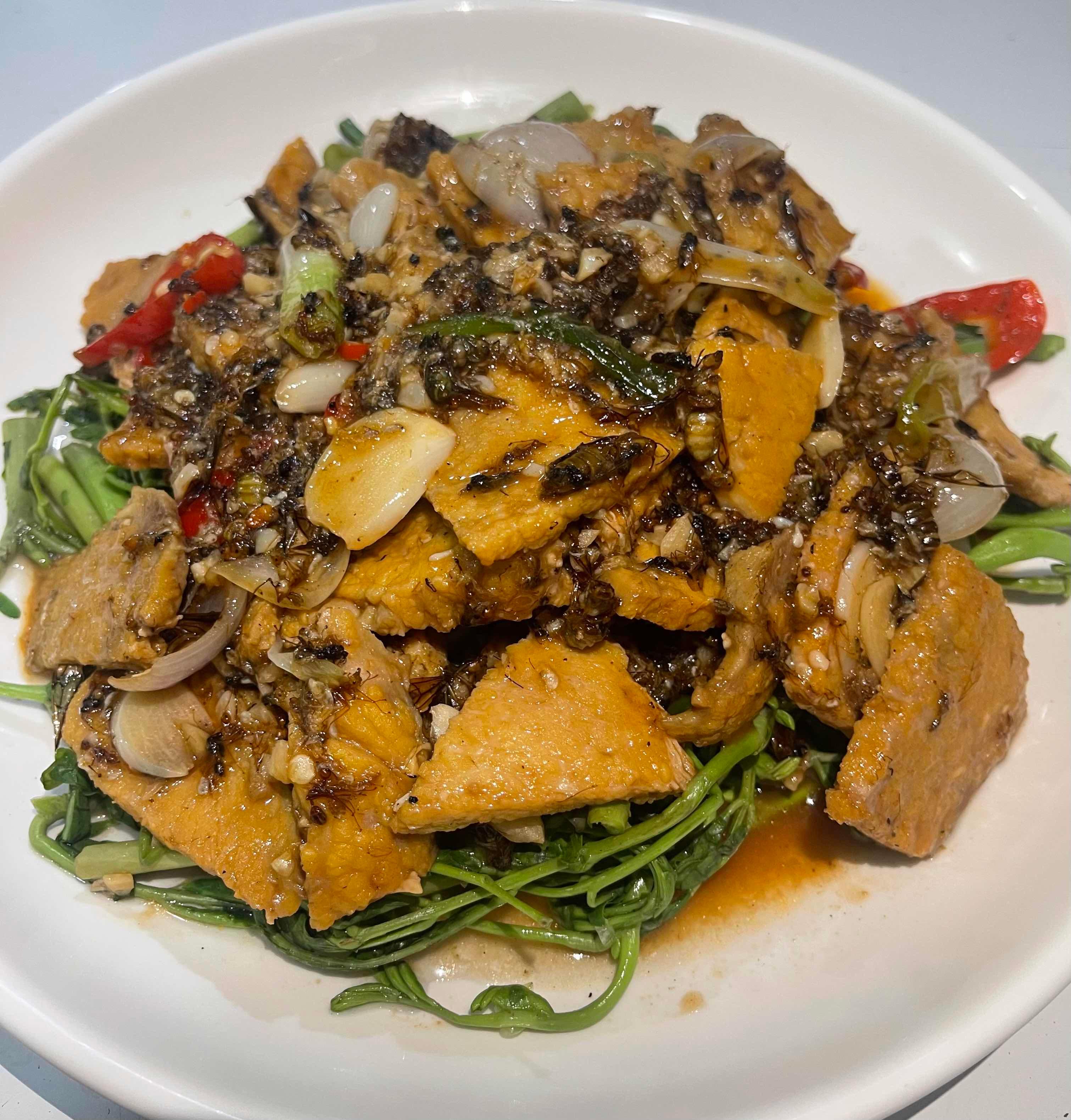 កន្សោមដោះគោឆាអង្ក្រង