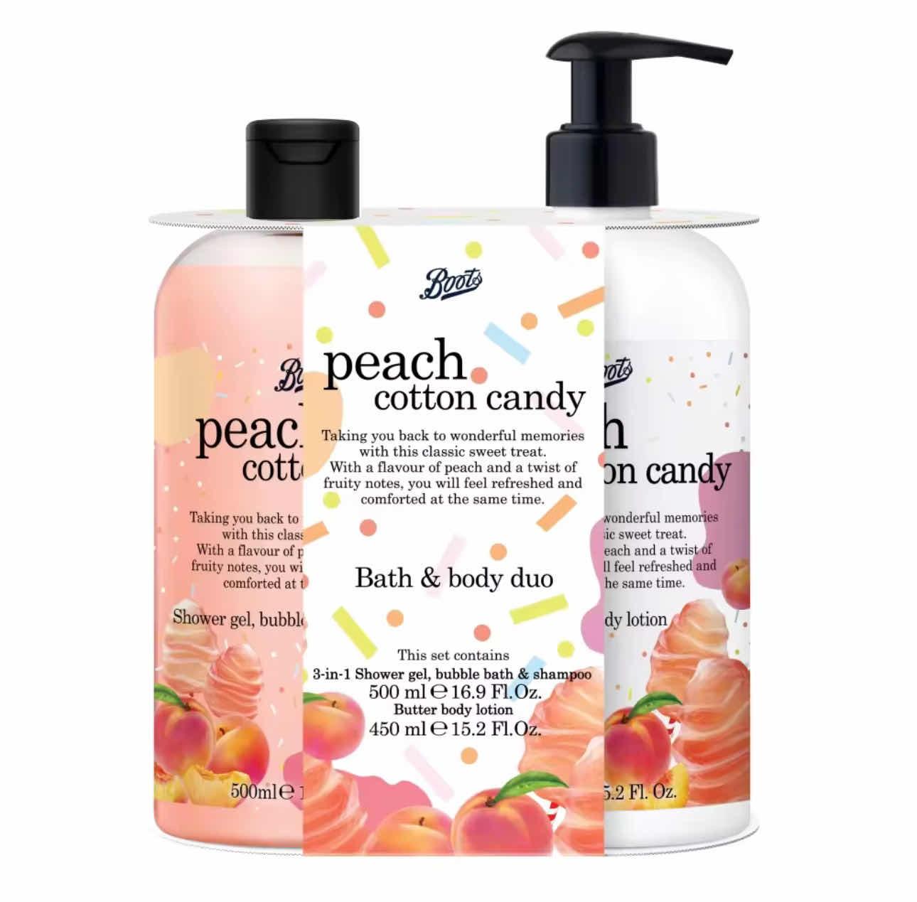 Boots Peach Bath & Body Lotion