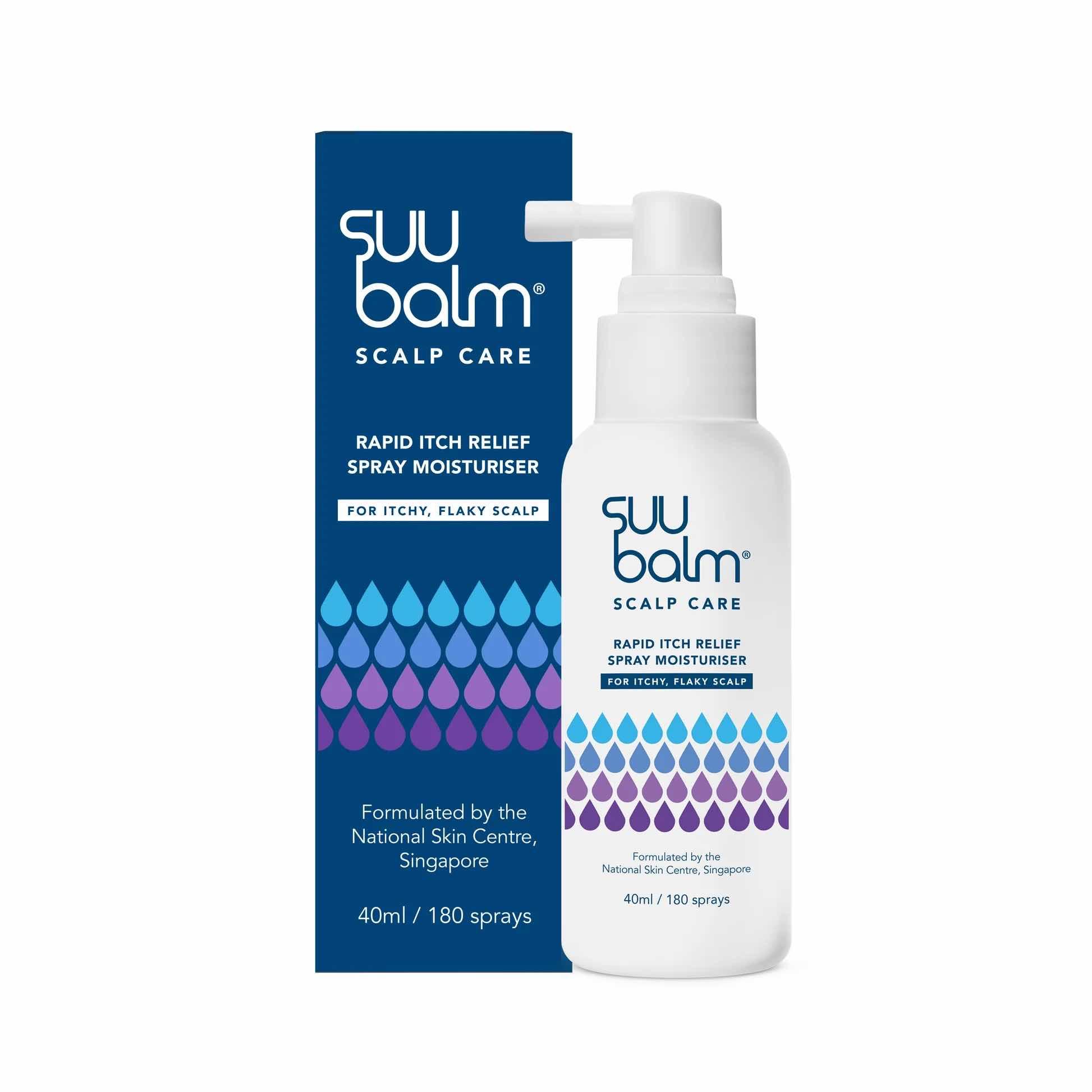 Suu Balm Scalp Care Rapid Itch Relief Spray Moisturiser (40ml)