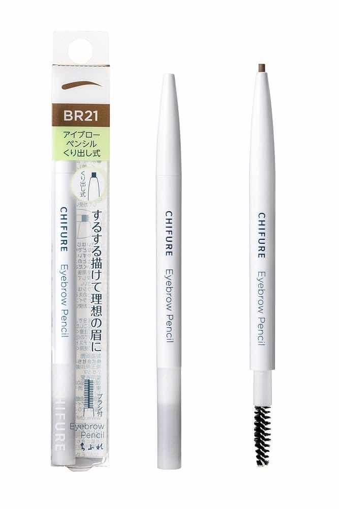 CHIFURE EYEBROW PENCIL 21 (LIGHT BROWN) 