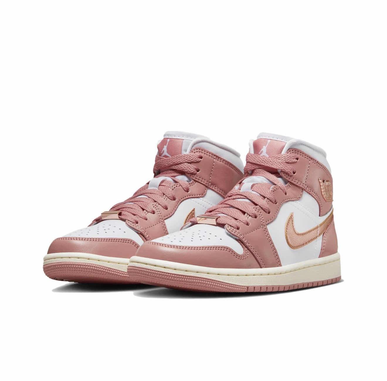 AJ1 Mid Red Stardust