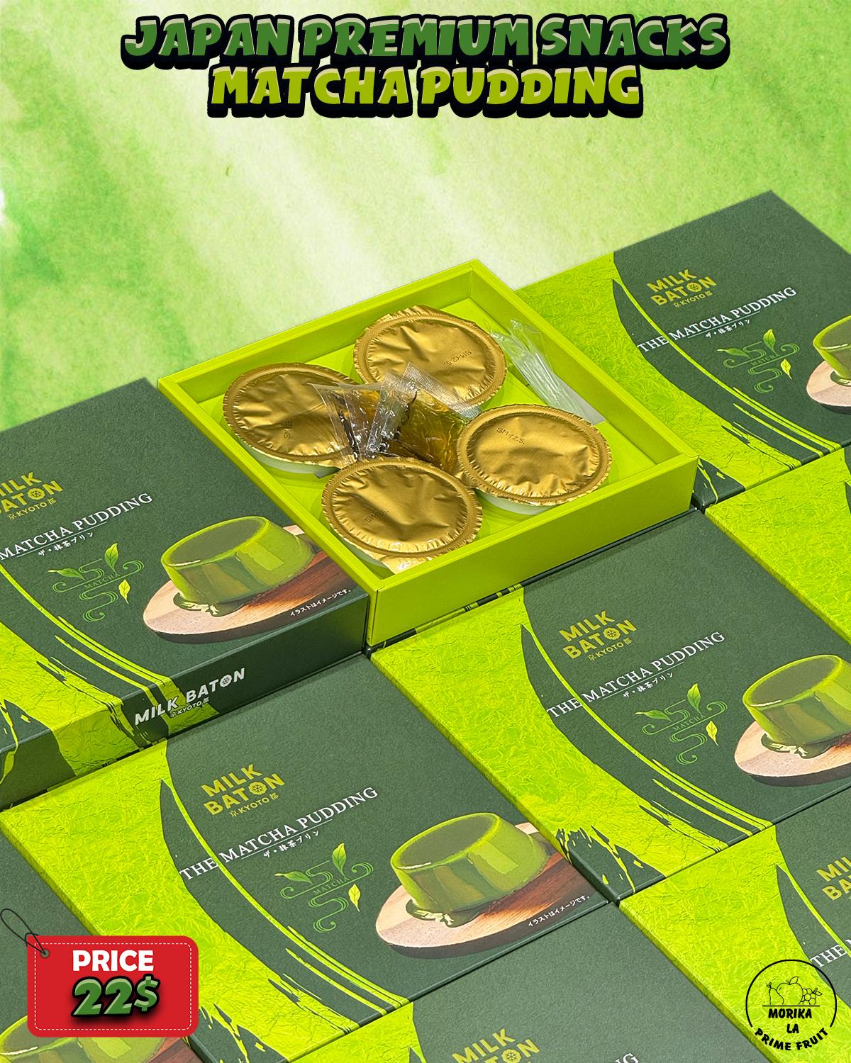 Japan Premium Snacks Matcha Pudding 