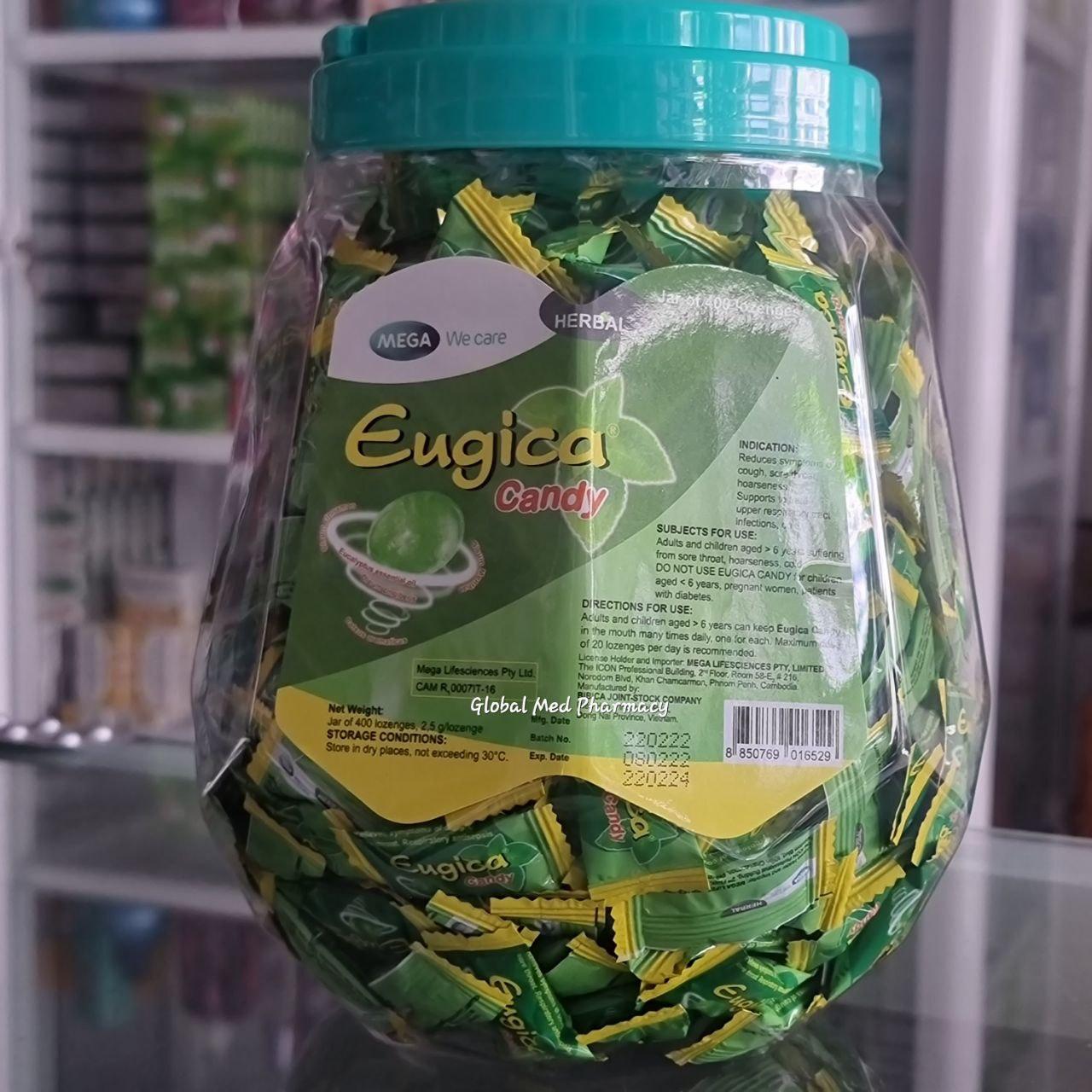 EUGICA CANDY Jar of 400 lozenges 11/2025