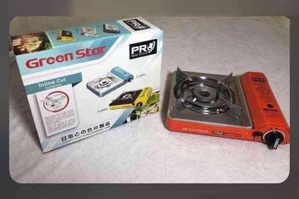 ចង្ក្រាន​ហ្គាស Green Star ជើងអុីណុក Gas Stove