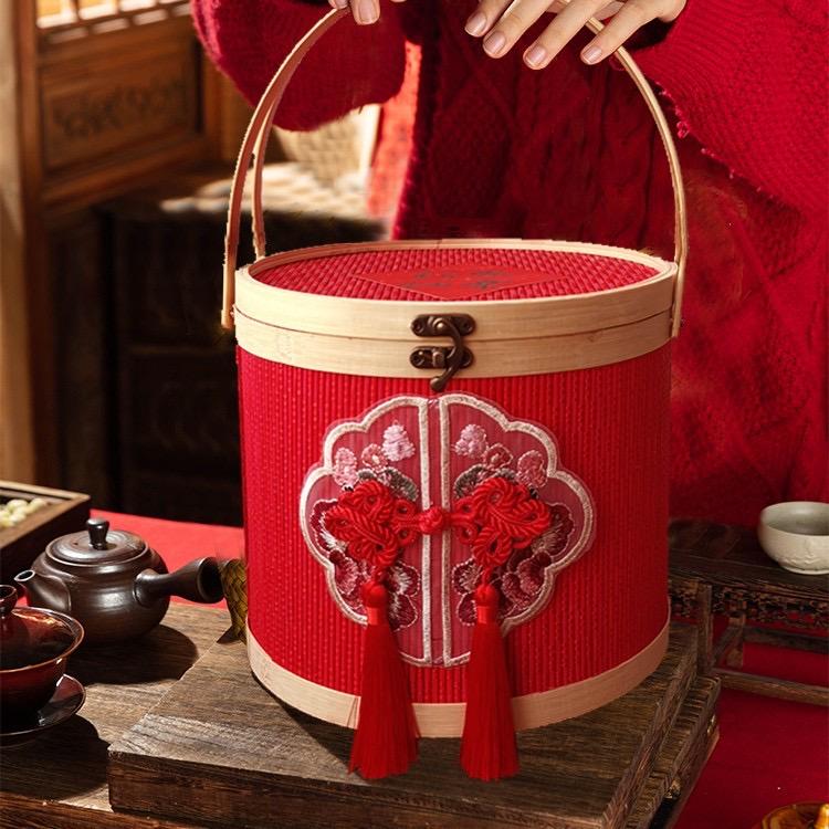 ប្រអប់ឈើដាក់ក្រូច 2025 CNY Box