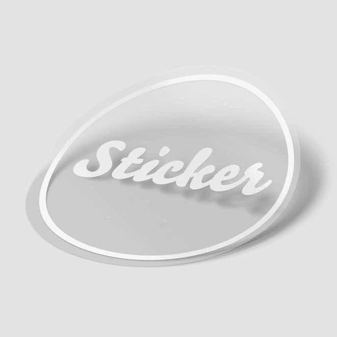 Sticker PVC UV