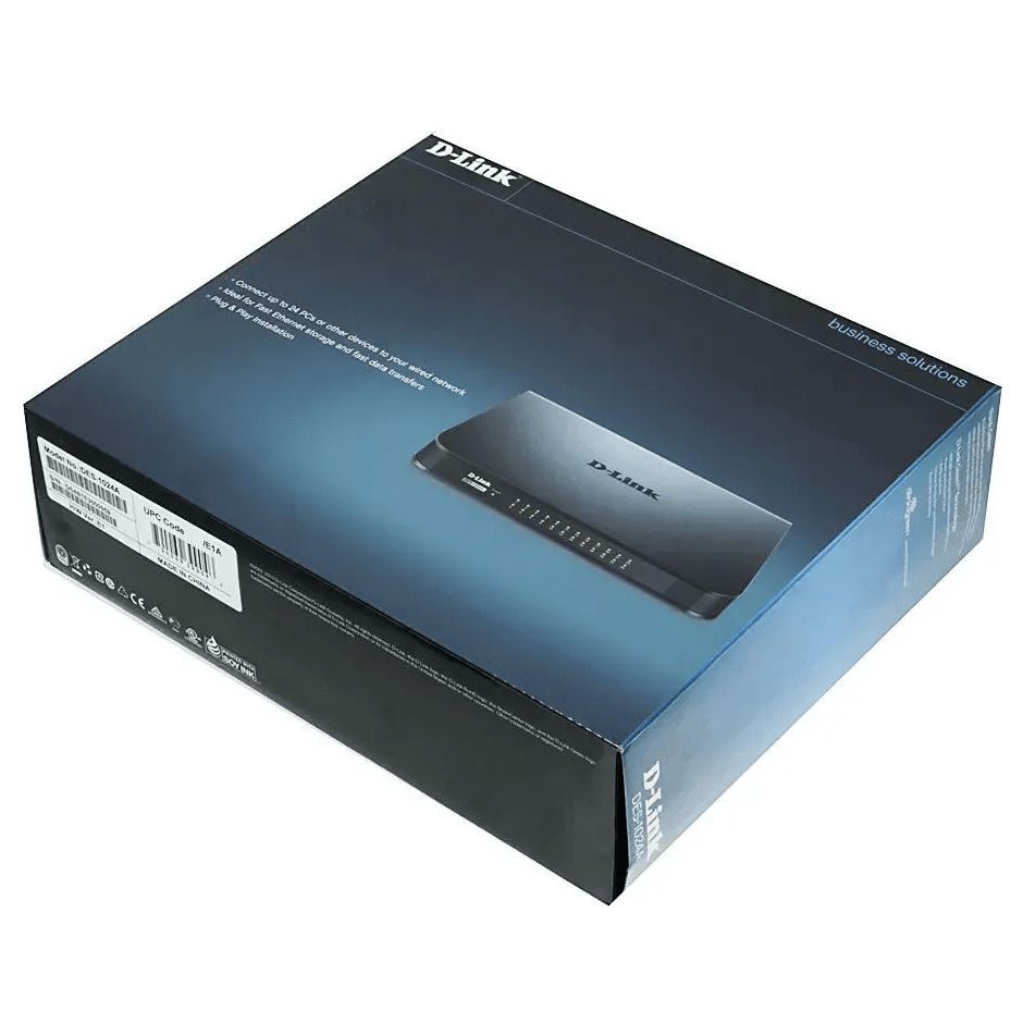 Switch D-Link 8-ports 10/100Mbps DES-1024A