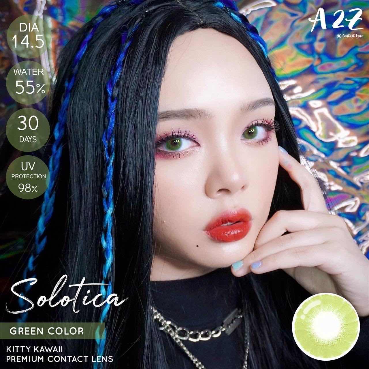 Kitty Kawaii- solotica green