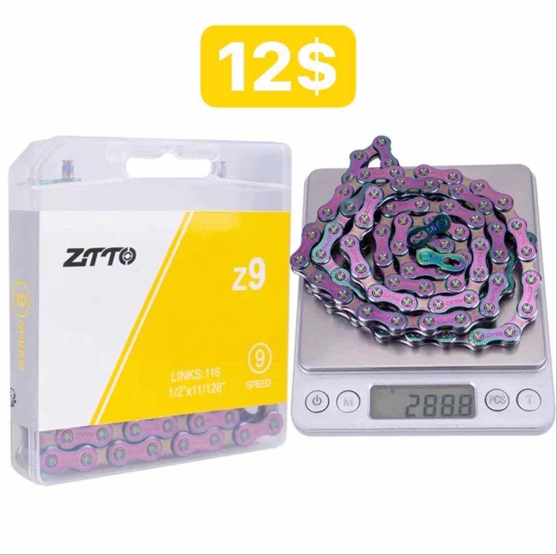 ច្រវ៉ាក់ ZTTO ៧ព័ណ 9លេខ