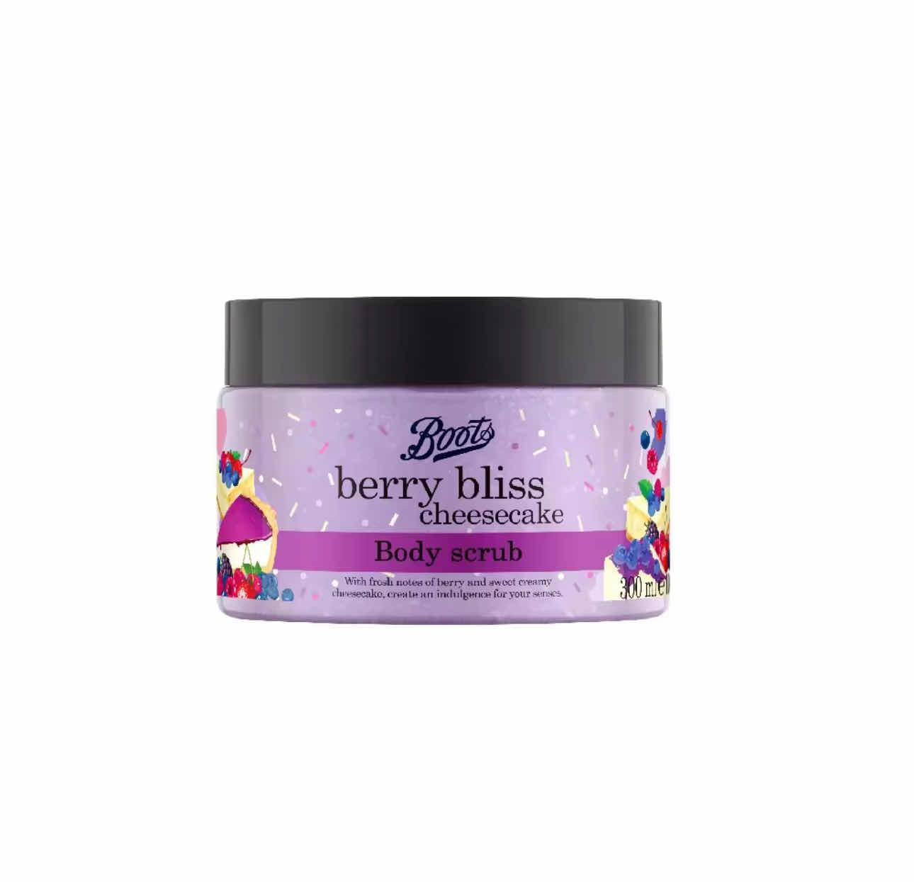 Boot berry bliss cheesecake - Body scrub