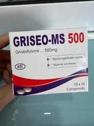 GRISEO MS 500 B/10x10 (Griseofulvine Expired:11/26) ប្រអប់