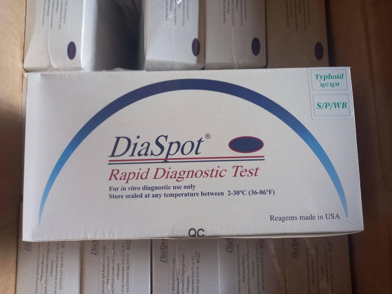 Diaspot Rapid Typhoid IgG IgM