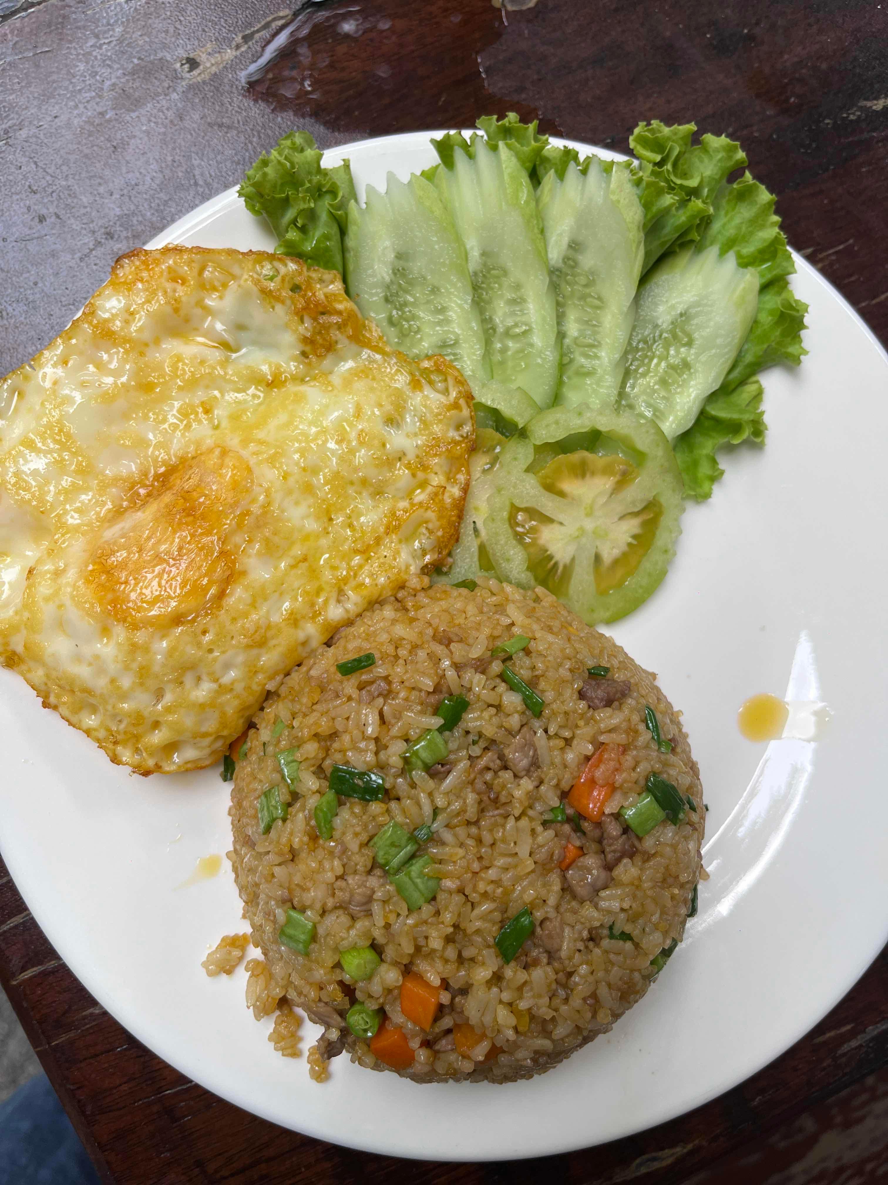 បាយឆាពងទាប្រៃ