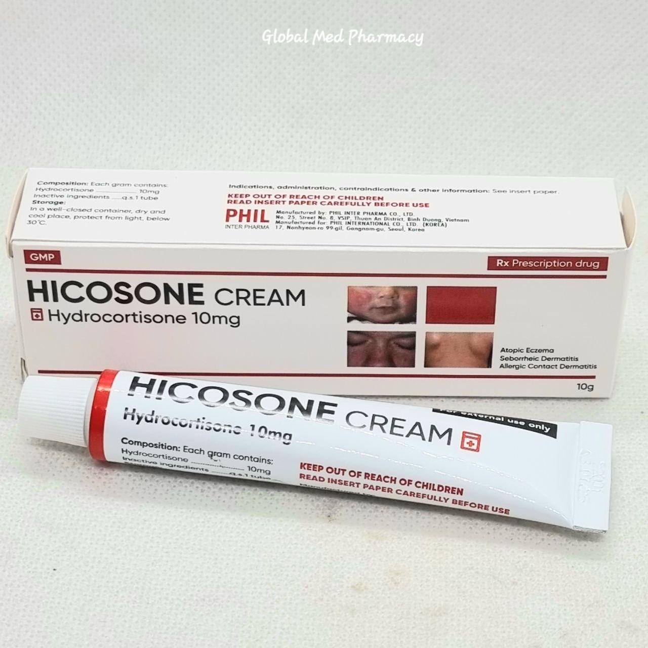 HICOSONE CREAM (Hydrocortisone 10mg) 07/2025