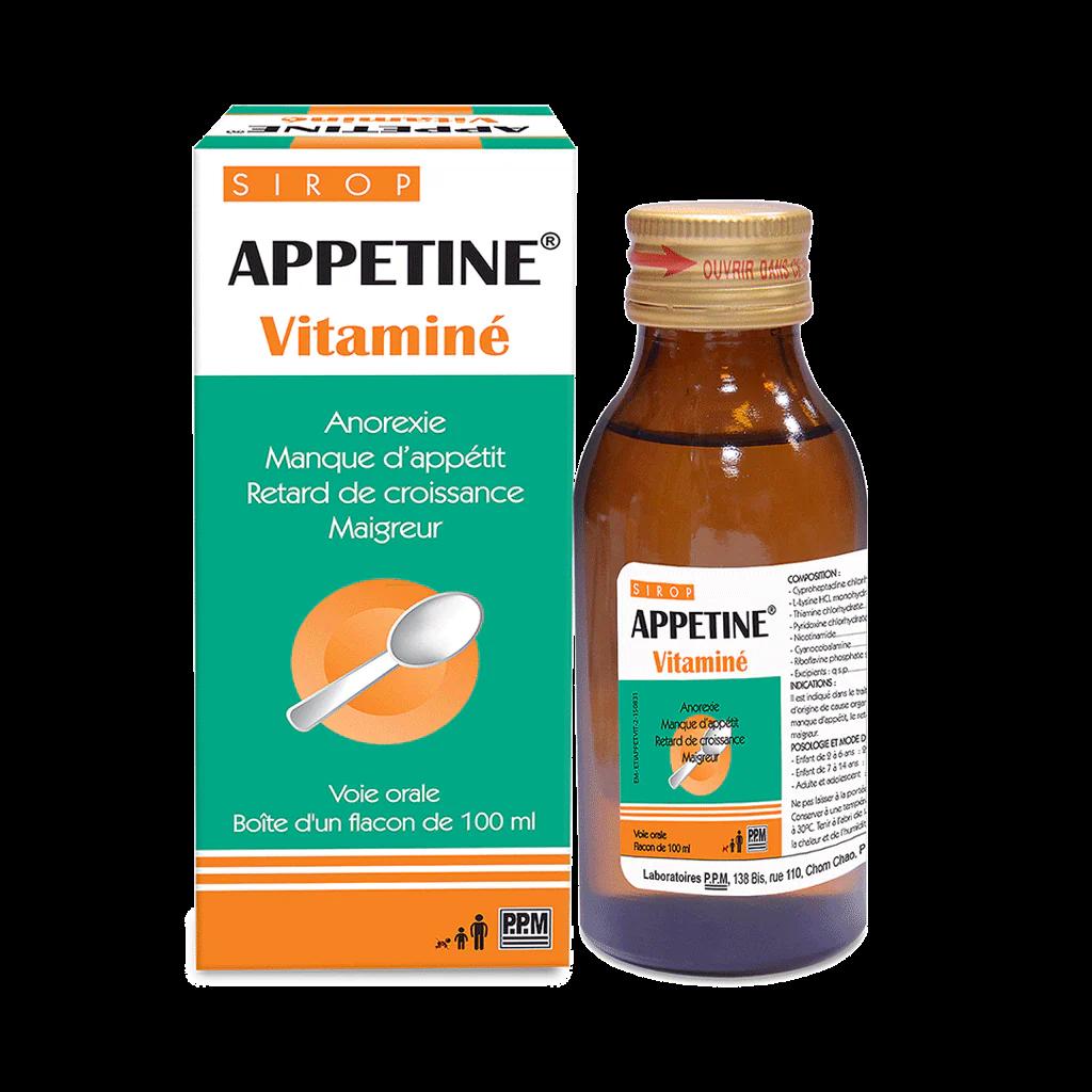 Appetine vitamine syrup PPM 100ml 09/2026