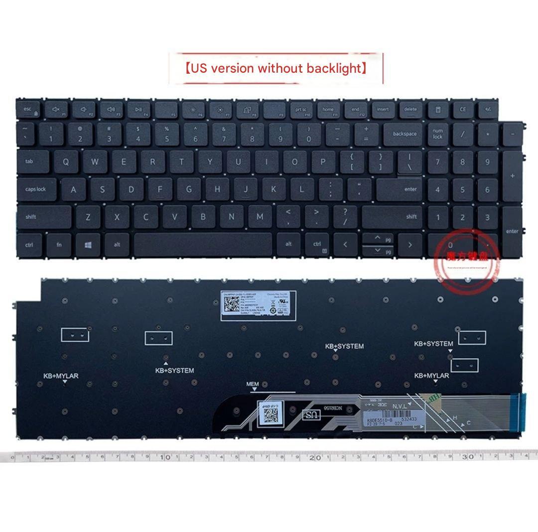 Keyboard Laptop Dell Latitude 3520 3525 P117F P112F P107F Dell Inspiron 15 5515 7510 3511 3515 3520 3525 16 Plus 7610 Vostro 15 3510 3515 3520 3525 5510 5515 P106
