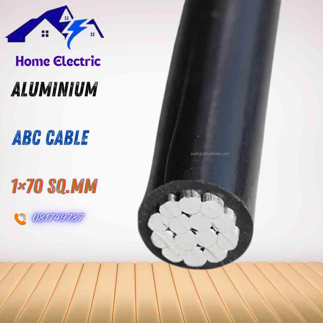 ខ្សែភ្លើងអាលុយមីញ៉ូម ABC 1x70 Sq.mm